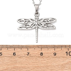 Collane con ciondolo a catena in acciaio inossidabile 304 per uomo e donna&nbsp;NJEW-K308-03B-P