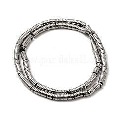 Chapelets de perles en hématite synthétique sans magnétiques&nbsp;G-K011-4x1mm-03