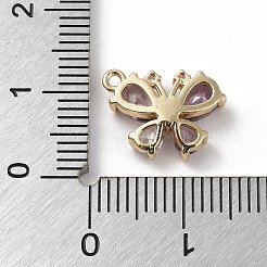 Ottone micro spianare fascino zirconi&nbsp;X-KK-G491-28G-02