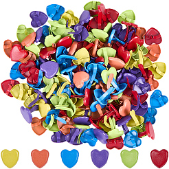 150 шт. железные гвоздики в форме сердца DIY-CP0012-33