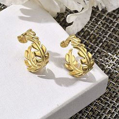 Открытые манжеты из нержавеющей стали 304 для женщин&nbsp;RJEW-M019-36G