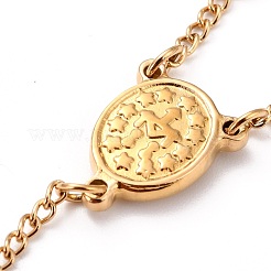 Четки браслеты из бисера с крестом&nbsp;X-BJEW-E282-02G