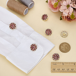 6 шт. пуговицы из сплава со стразами&nbsp;BUTT-FG0001-58A