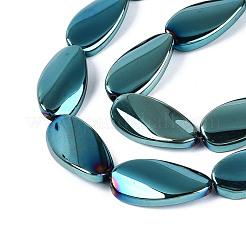 Стеклянные бусины с гальваническим покрытием &nbsp;EGLA-N055-02M