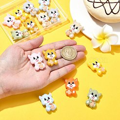 16шт 8 цвета силиконовые фокусные бусины&nbsp;SIL-CJ0001-79