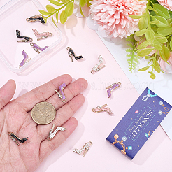 16шт 4 цвета сплава эмали подвески на шпильке&nbsp;ENAM-SC0007-17