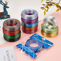 Fil d'aluminium anodisé rond&nbsp;AW-BC0007-1.0mm-16