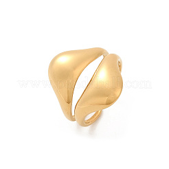 Кольца-манжеты из нержавеющей стали 304 в форме капли&nbsp;RJEW-R018-01G-02