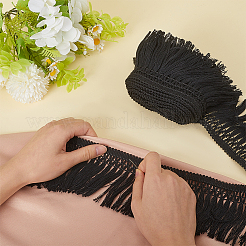 Хлопковая лента с кисточками OCOR-WH20004-05B