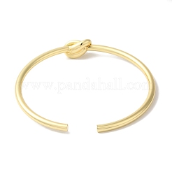 Латунные открытые браслеты-манжеты&nbsp;BJEW-C070-06G