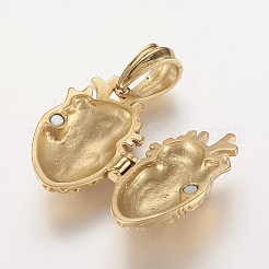 Подвески-медальоны из нержавеющей стали 304 X-STAS-P137-19G