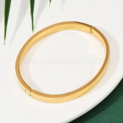 201 браслет из нержавеющей стали для женщин BJEW-B138-05G