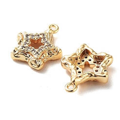 Porte micro ouvrent pendentifs zircone cubique en laiton de placage&nbsp;KK-K333-88G
