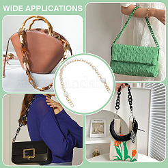 1 шт. цепочки для кошелька из смолы с овальными звеньями и застежками из сплава&nbsp;FIND-PH0028-19B