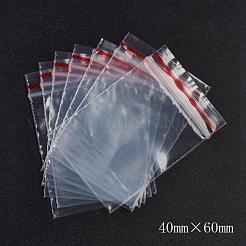 Wiederverschließbare Kunststoffverpackungsbeutel&nbsp;OPP-G001-A-4x6cm