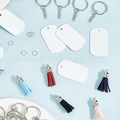 Наборы для изготовления брелока-подвески из алюминия с двусторонней термопередачей своими руками&nbsp;DIY-SP0005-26F