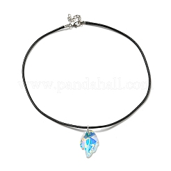 Воском ожерелья шнура&nbsp;NJEW-P310-02P-01