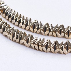 Гальванические немагнитные синтетические гематитовые нити G-F562-V03