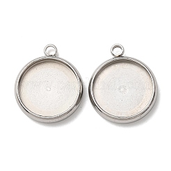 Подвеска-кабошон из не тускнеющей нержавеющей стали 304 X-STAS-K202-03E-P