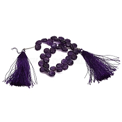 Fili di perle intagliate di ametista naturale&nbsp;GG-CBA0C95-D04