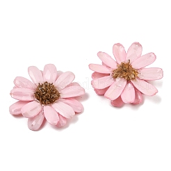 Grands pendentifs en résine époxy et fleurs séchées&nbsp;RE-CBAAE94-01C