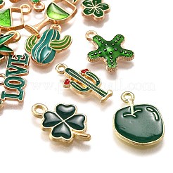 20шт 10 стиля сплава эмалевые подвески&nbsp;ENAM-FP0002-41