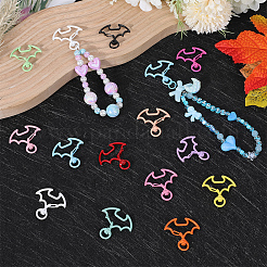 26 шт. двухцветные поворотные застежки из сплава с напылением FIND-SC0017-68