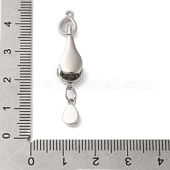 Раскладывающиеся застежки из латуни и смолы KK-S382-02P