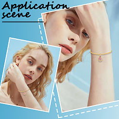 8шт стеклянные подвески&nbsp;KK-BBC0020-79