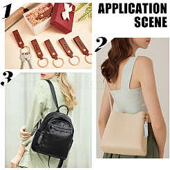 8 цвет брелок из искусственной кожи KEYC-SC0001-22