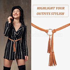 4 шт. 4-цветные цепочные ремни из микрофибры AJEW-GF0006-58