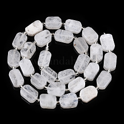 Бусины из натурального радужного лунного камня G-T138-24