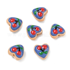 Peinture cuite perles d'émail en verre&nbsp;LAMP-D303-02I