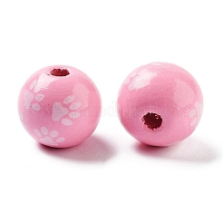 Perles en bois sur le thème du chien&nbsp;WOOD-M011-05A-03