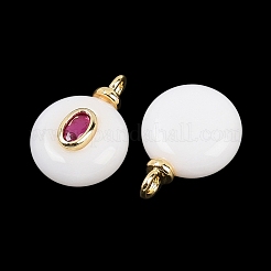 Natürliche weiße Jade Anhänger&nbsp;G-Z134-03G-01