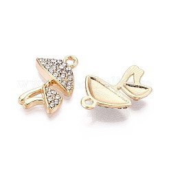 Colgantes de rhinestone de aleación de chapado en rack&nbsp;X1-PALLOY-T091-27A-G