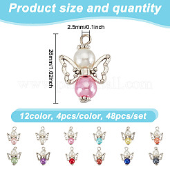 Подвески из акрила и сплава PALLOY-HY00029