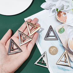 6 шт. пряжки из цинкового сплава 3 цветов FIND-WR0007-58