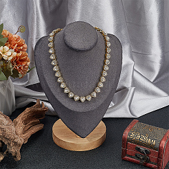 1 шт. сердце из цинкового сплава со стразами&nbsp;NJEW-SP0001-06G