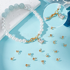 150 шт. латунные наконечники для бусин KK-UN0003-37