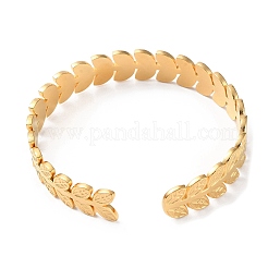 Браслеты-манжеты из нержавеющей стали 304&nbsp;BJEW-F457-07G