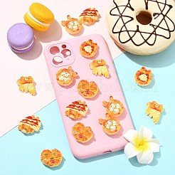 50 шт. 5 стиля кабошонов из смолы с изображением животных&nbsp;CRES-CJ0001-79