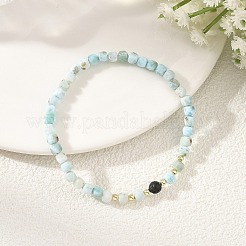 Natürliche Larimar Perlen Armbänder&nbsp;BJEW-JB14223