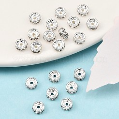 Perline distanziatori strass in ottone&nbsp;X-RB-A014-Z5mm-01S-NF
