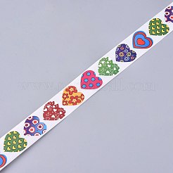 Рулон наклеек в форме сердца DIY-K027-A07