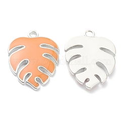 Pendentifs d'émail en laiton &nbsp;KK-H755-01P