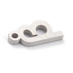 Pendentifs en acier inoxydable 304 anti-ternissement&nbsp;STAS-F267-10B-P