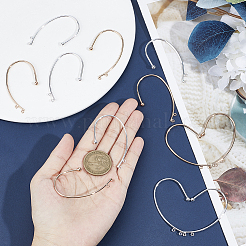 12 шт. 2-х цветная латунная фурнитура для ушей EJEW-UN0002-30