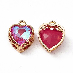 Сердце k9 стеклянные подвески GLAA-A005-37G