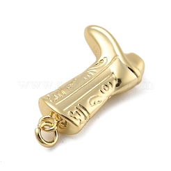 Messing micro pave klare zirkonia anhänger&nbsp;LS-KK-D283-34G-03